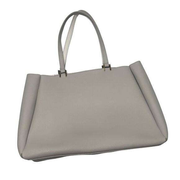 Kate Spade Cherrywood Street Nell Stone Ice Grey Tote Bag - Picture 2 of 6